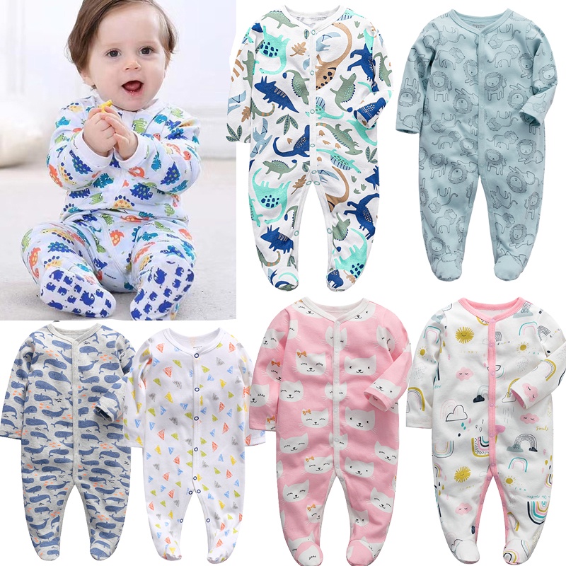 Footed Sleep and Play Frogsuit Pajamas for Frogsuit Baby Boy Girl, 0-12 ...