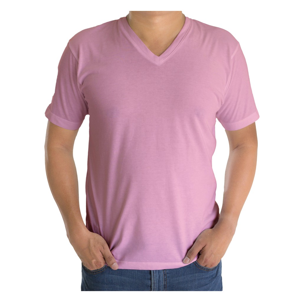 plain v neck shirt