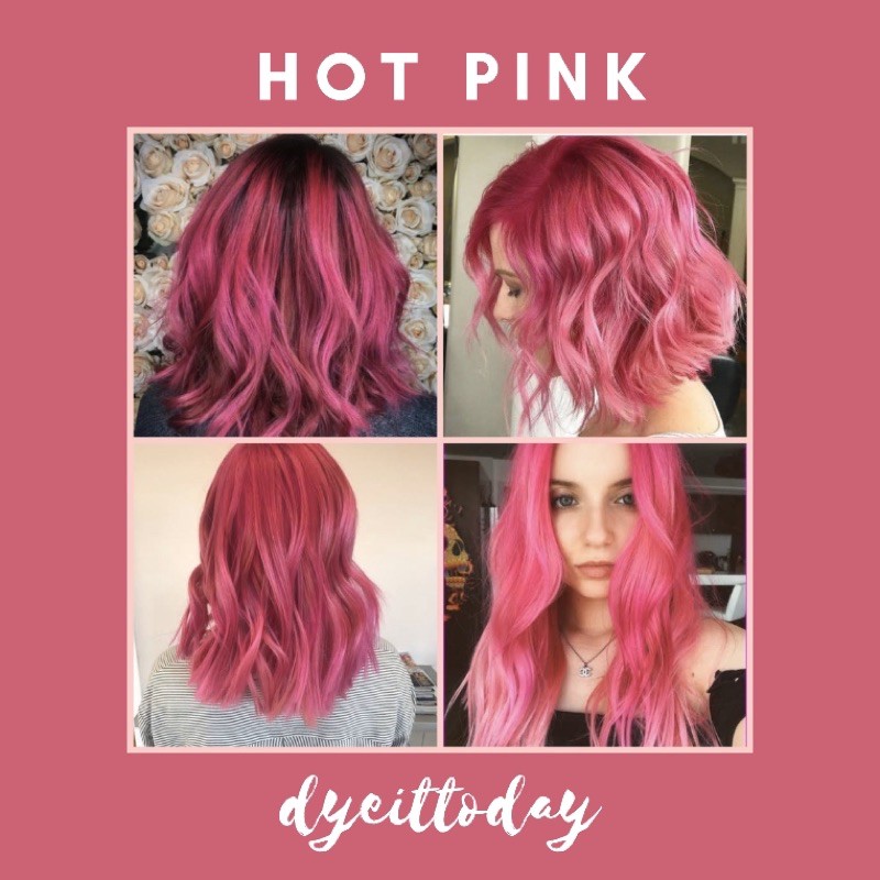 Hot Pink Hair Dye Set (Bleach and Color) | Shopee Philippines