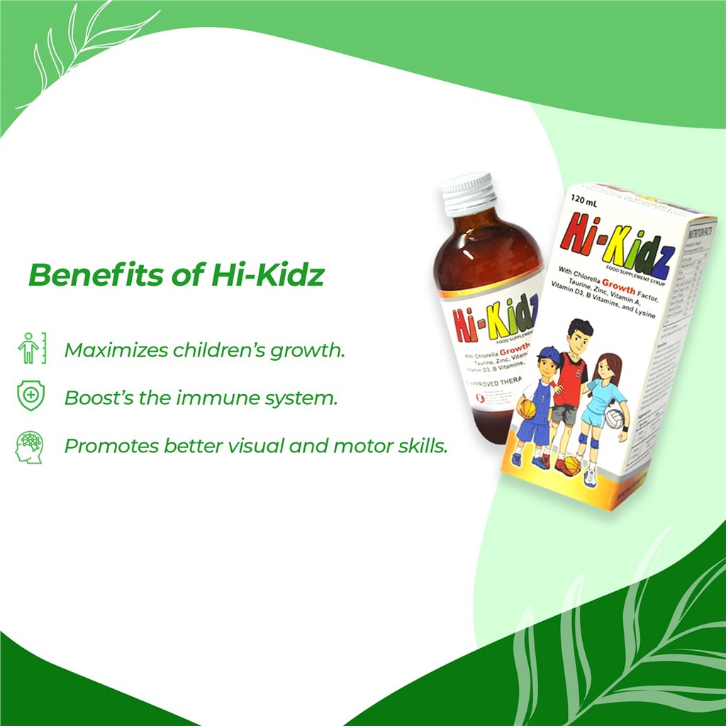 （hot）Hi-Kidz with Chlorella Growth Factor,Taurine,Zinc,Vitamin A,Vitamin D3,B Vitamins, and Lysine #2