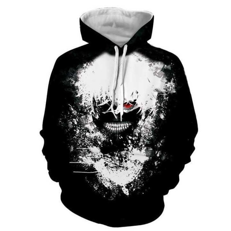 fashion hoodie tokyo ghoul