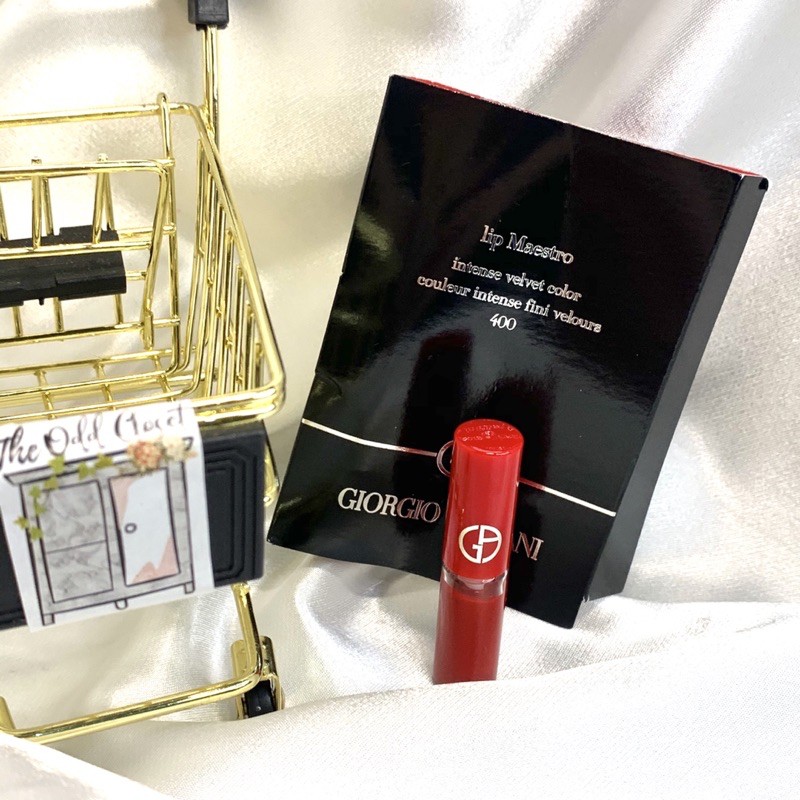 ONHAND NEW Giorgio Armani Mini Lip Maestro in 400 Sample | Shopee  Philippines