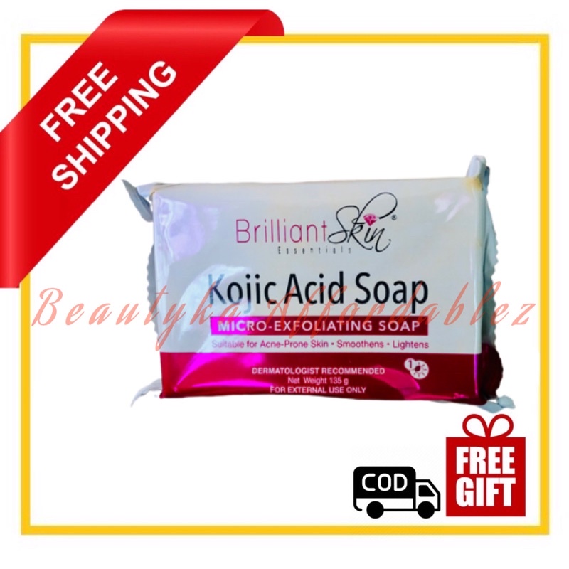 Brilliant Skin Essentials Kojic Acid Micro Exfoliating Soap 135g for