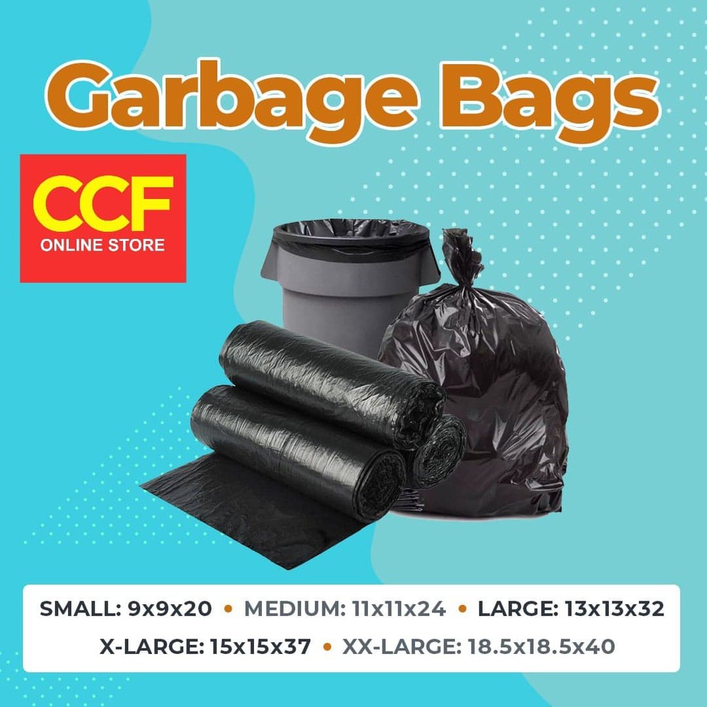 Garbage Bag Trash Bag Heavy Duty roll Shopee Philippines
