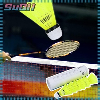 Pack of 12 CLISPEED Badminton Shuttlecocks Durable Nylon Badminton Balls for Outdoor Indoor Fitness Training Sports 