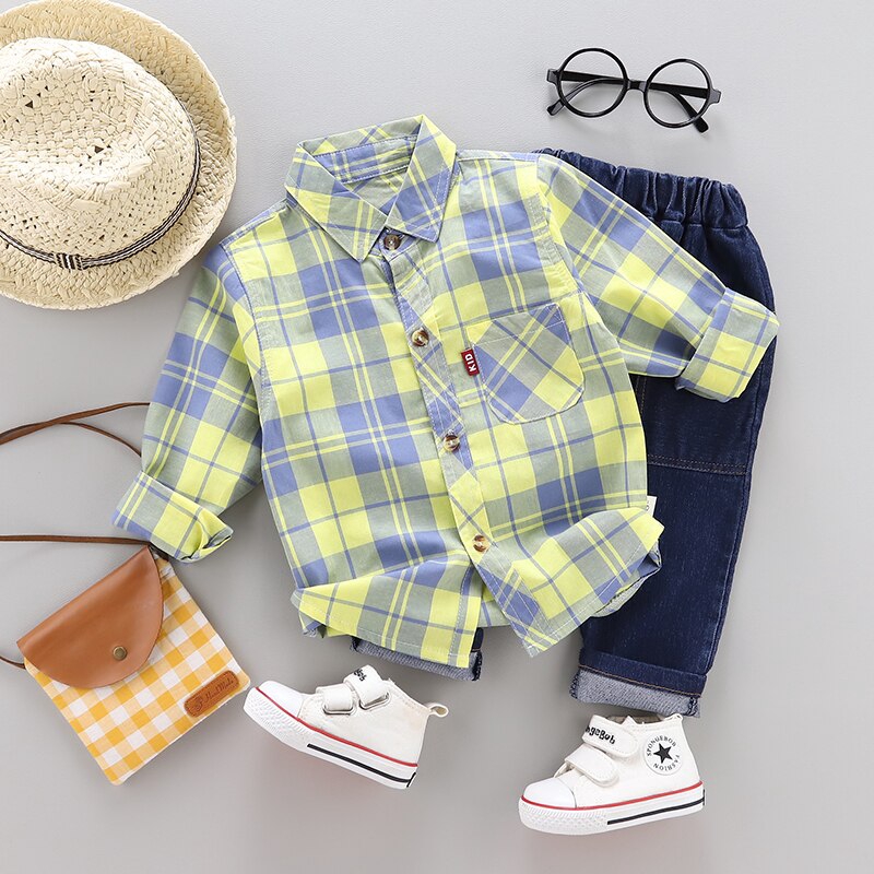 infant plaid shirt