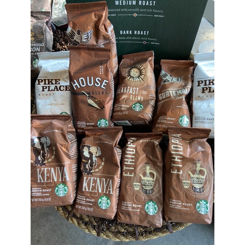 Starbucks Whole Bean Coffee Bag. 250 grams pouch Shopee Philippines