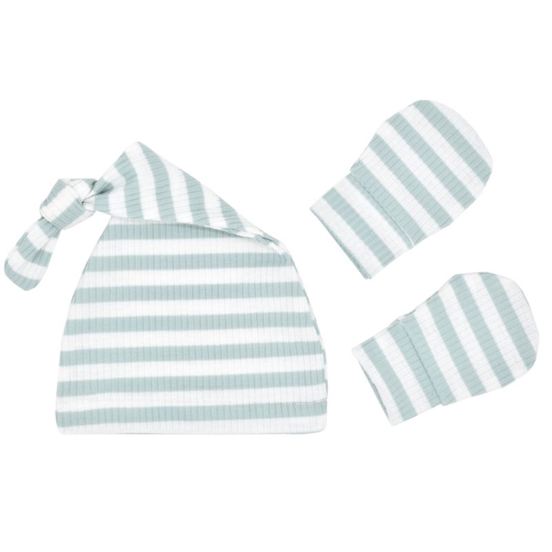 infant hat and mitten set
