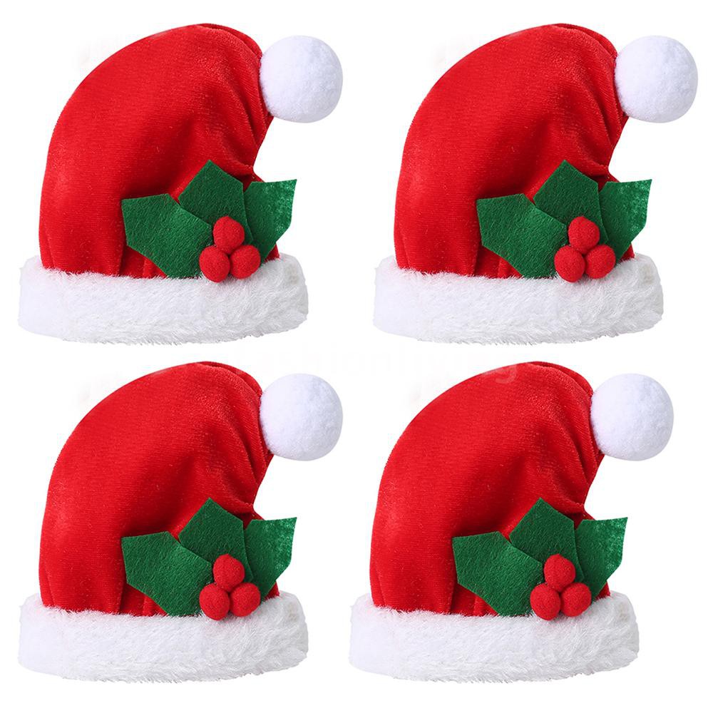 mini santa hats