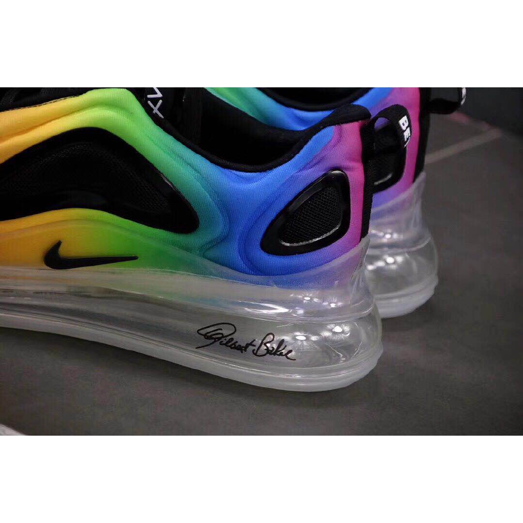 Original Nike Air Max 720 men and women models rainbow cushioning cushion sports running shoes Original Nike Air Max 720 men and women models rainbow cushioning cushion sports running shoes