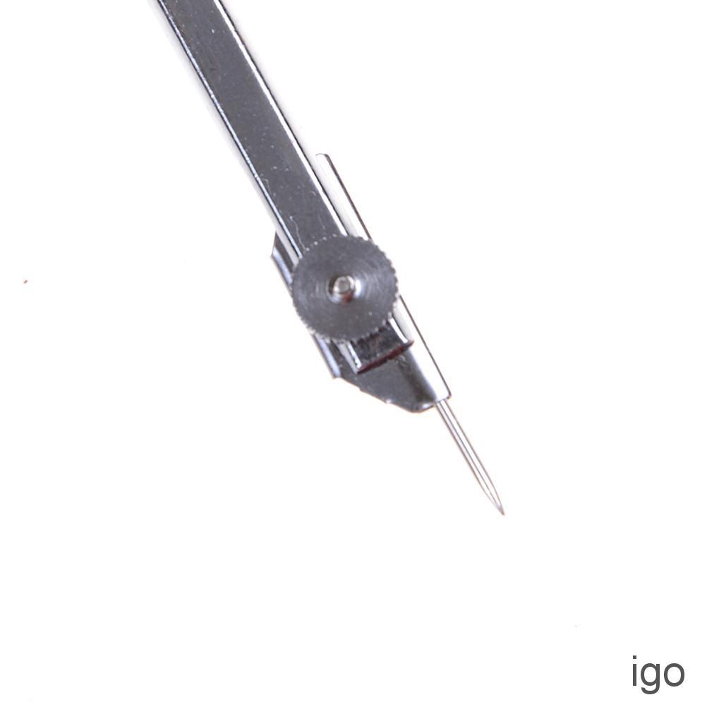 IGO 1set Compass Boxed Case Technical Precision Drawing Set School Protractor