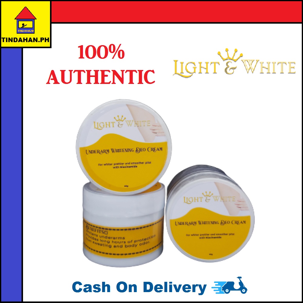 Light & White Whitening Deo Cream (40g) Shopee Philippines