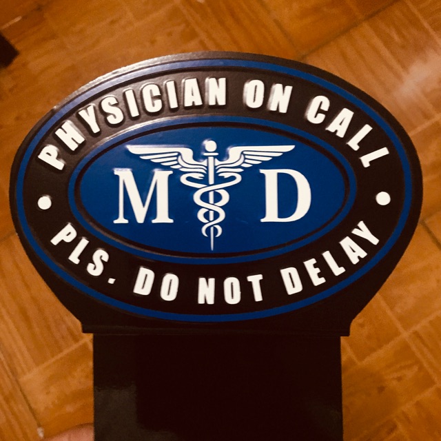 MD Physician On Call Car Emblem Auto Accessories | Shopee ...