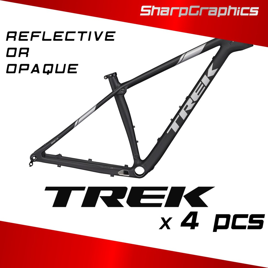 trek bike frame decals