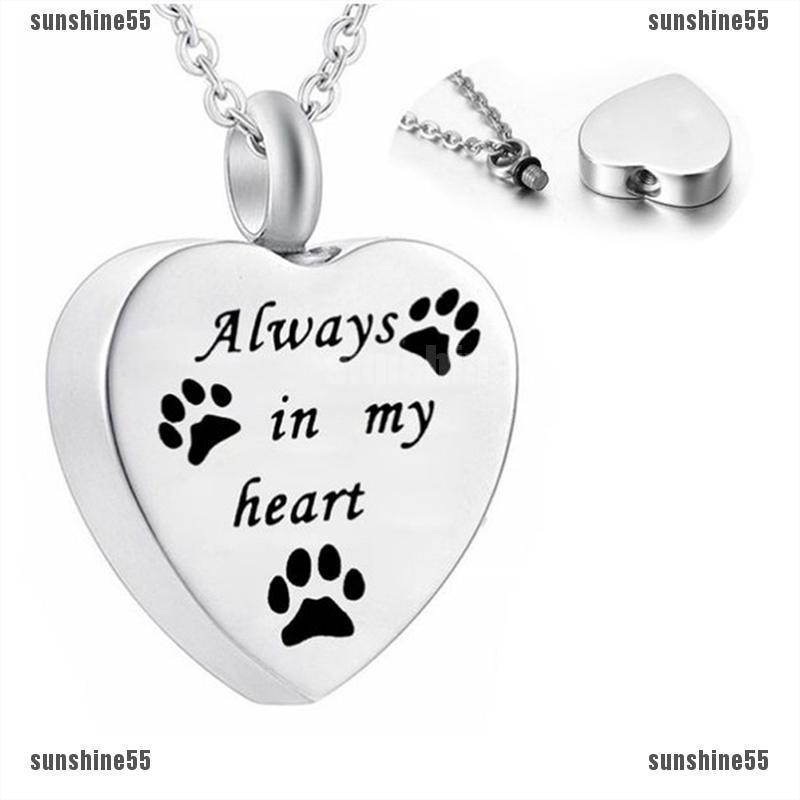 dog cremation urn necklace