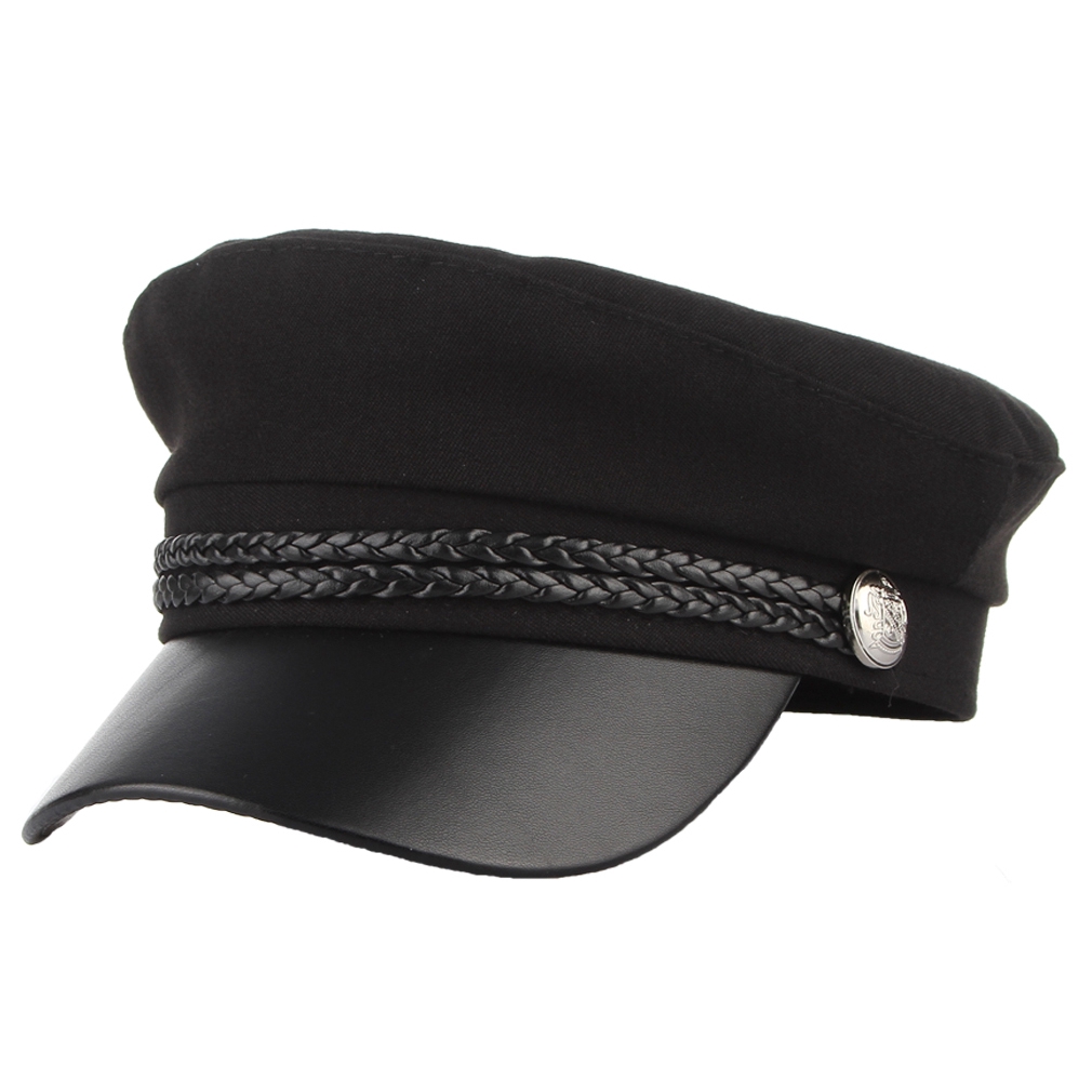 black sailor cap