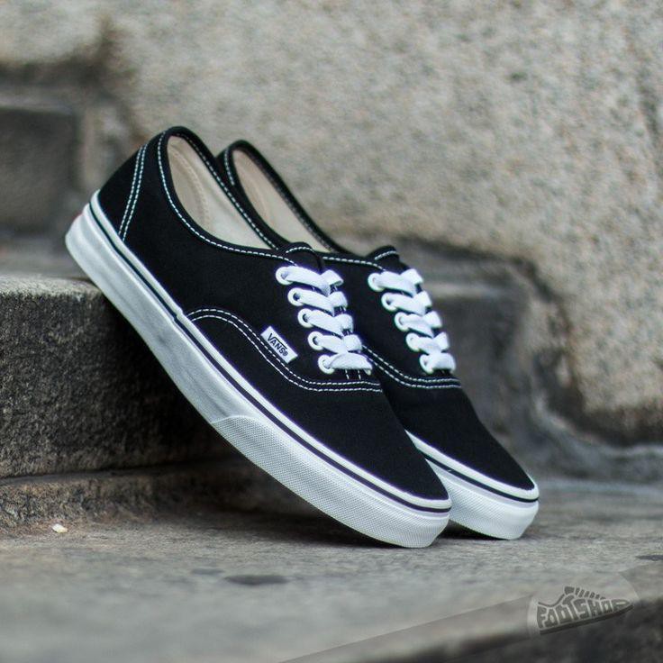 vans black with white