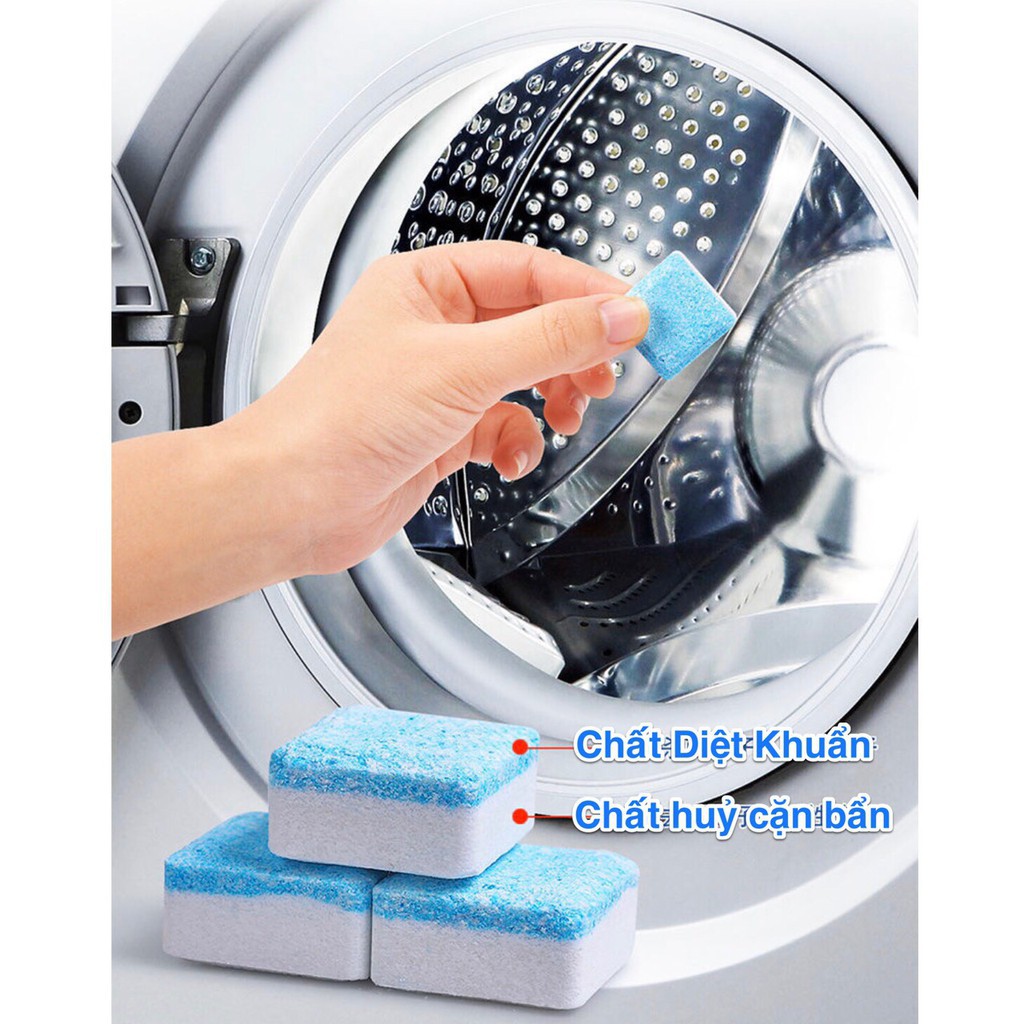 [Picture of 12 TABLETS] Washing Machine Tub Cleaner Effective Killing