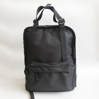 muji black backpack