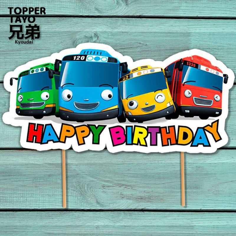Topper Tayo Printable Topper Tayo Printable Tayo The - vrogue.co
