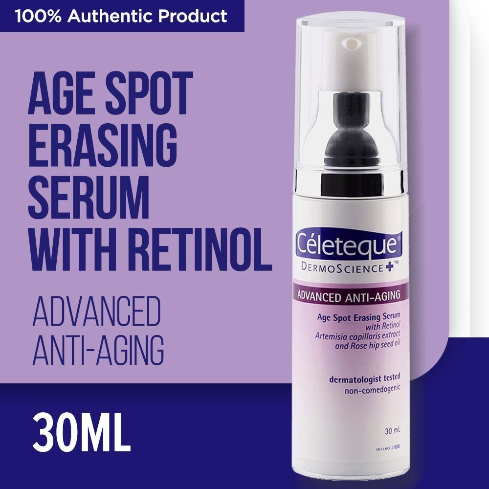 Céleteque® Advanced AntiAging Age Spot Erasing Serum with Retinol