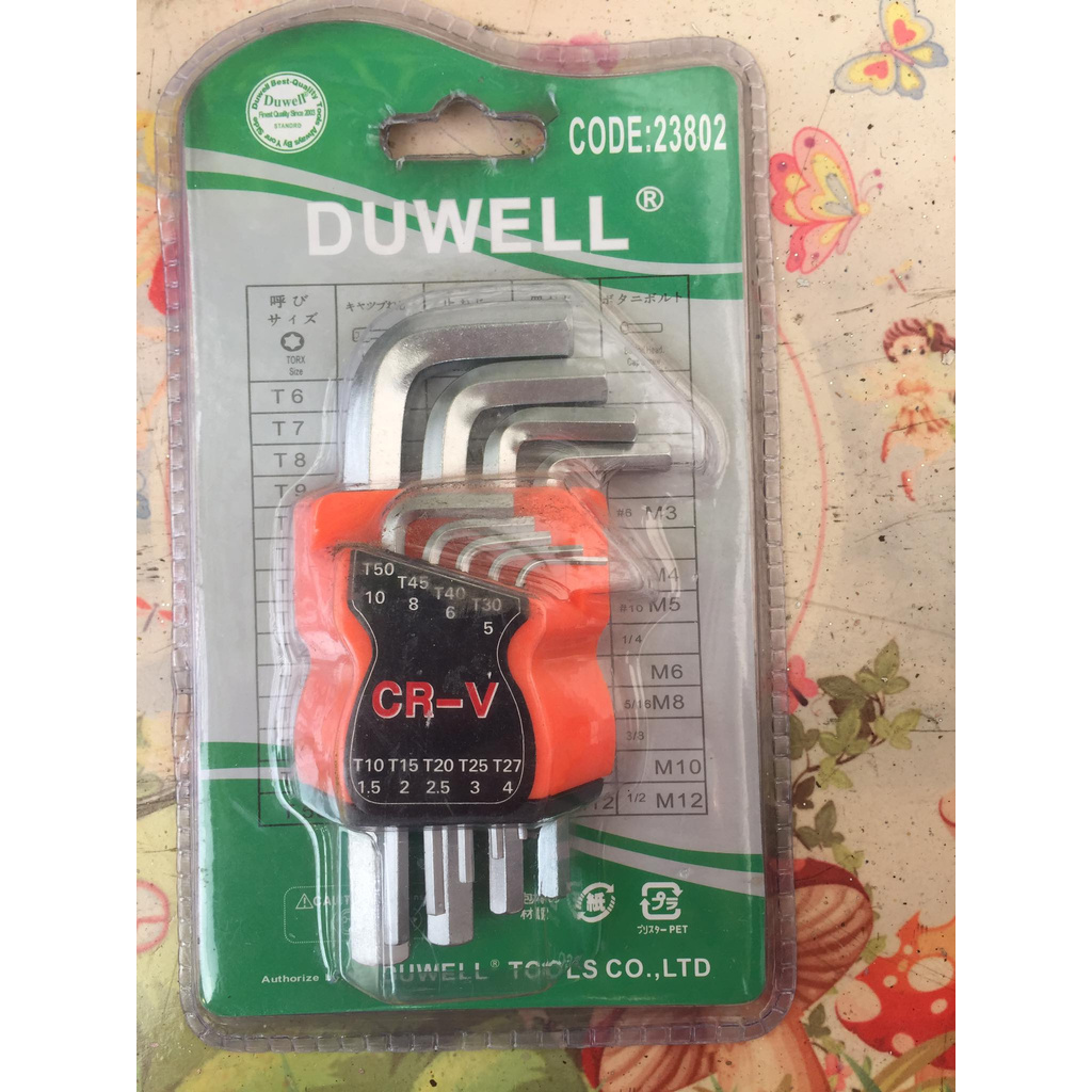L TYPE HEX WRENCH SET & TORX/STAR WRENCH SET DUWELL Shopee Philippines