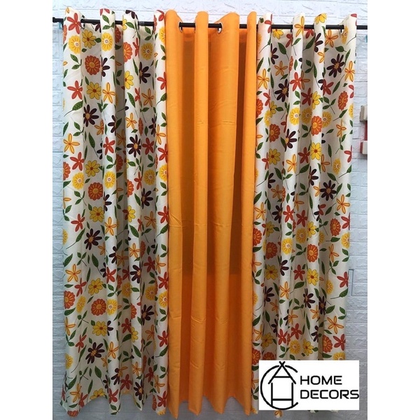 AHC Chloe Flower Design Curtain Set with Ring – 3in1 Set or per PIECE