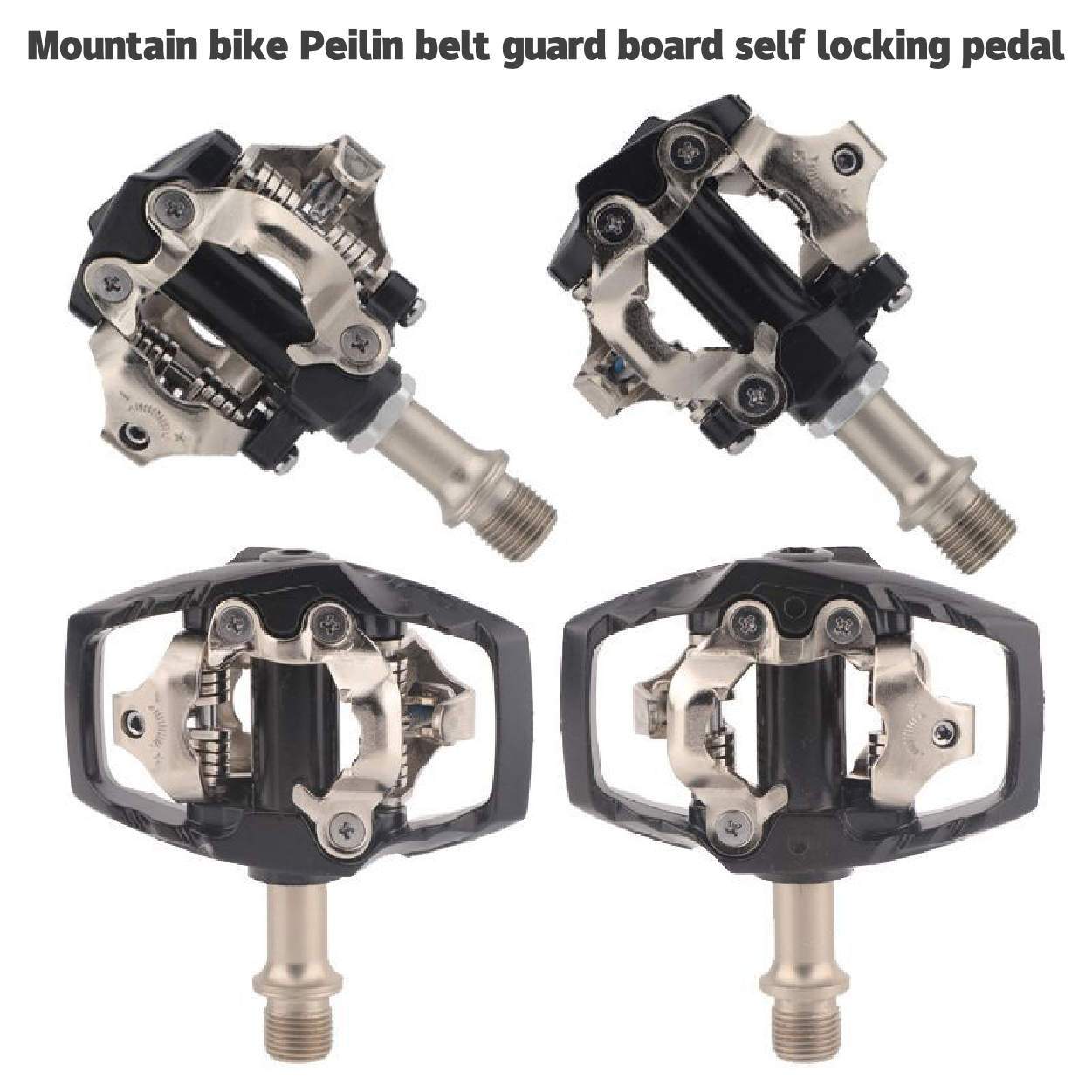 HASSNS Mountain bike self lock pedal bicycle lock pedal ultra light