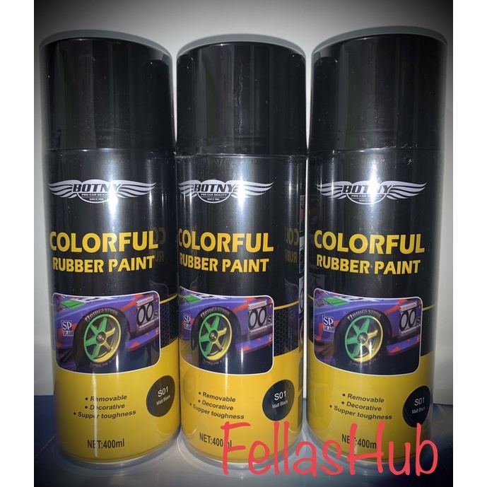 Botny Rubber Paint Matte Black Shopee Philippines