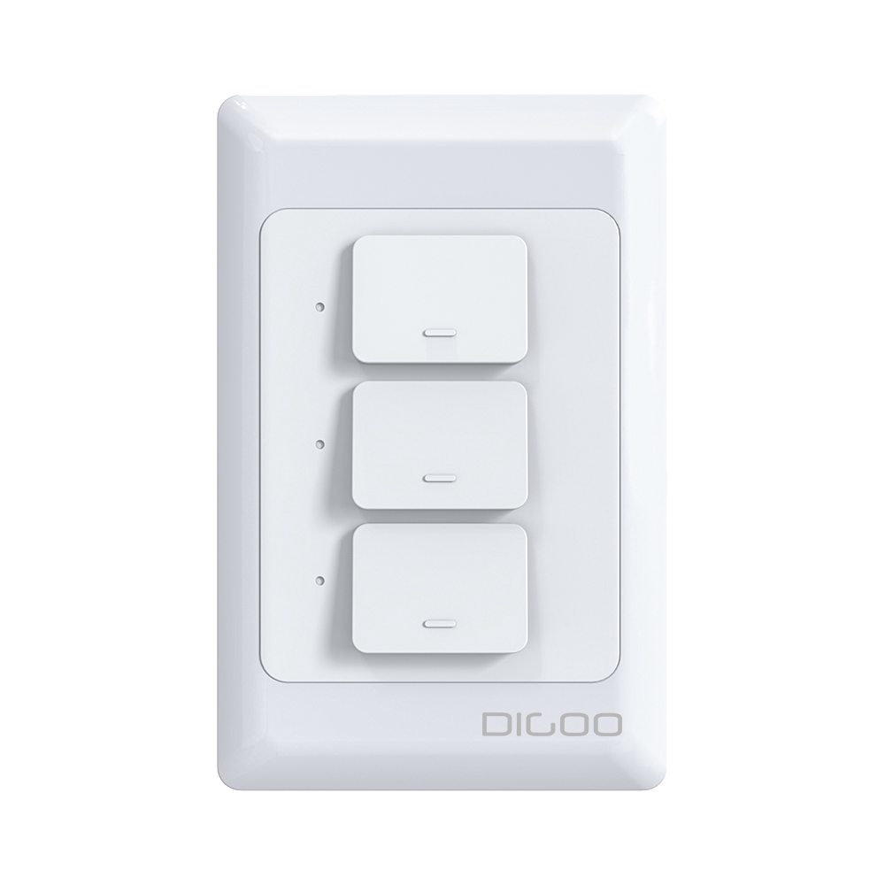 DIGOO DG-S811 AC100V-250V 600W 1/2/3 Gang Smart WIFI Wall ...