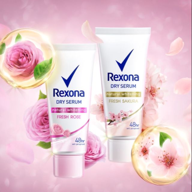 Rexona Deo Dry Serum - Fresh Sakura and Fresh Rose | Shopee Philippines