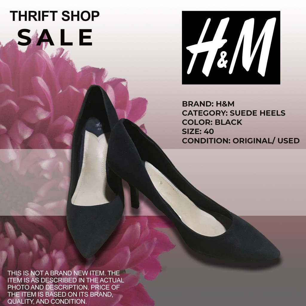 h&m pink heels