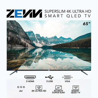 Zenn 65” Superslim 4k Ultra Hd Smart Qled Tv