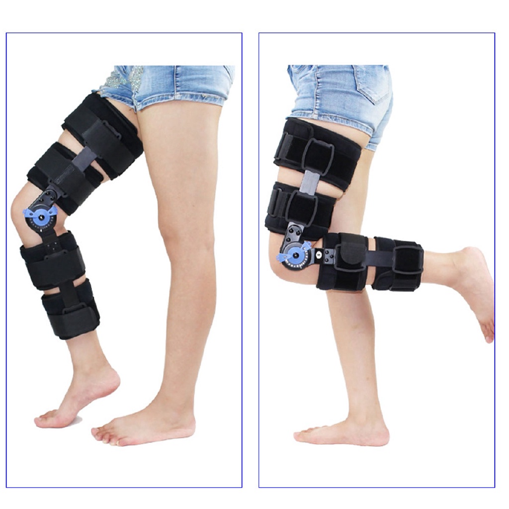 0120 Degrees Adjustable Hinged Knee Leg Brace Support & Protect Knee