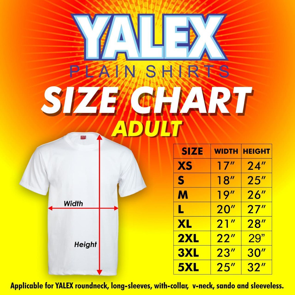 Yalex TShirts Gold Red Label (Big Sizes 3XL And 5XL) Shopee Philippines ...