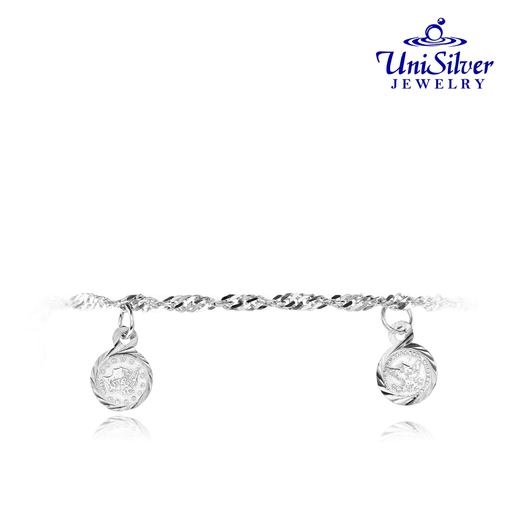 Unisilver 925 Sterling Baby's Bracelet (BB153081055 379) Shopee
