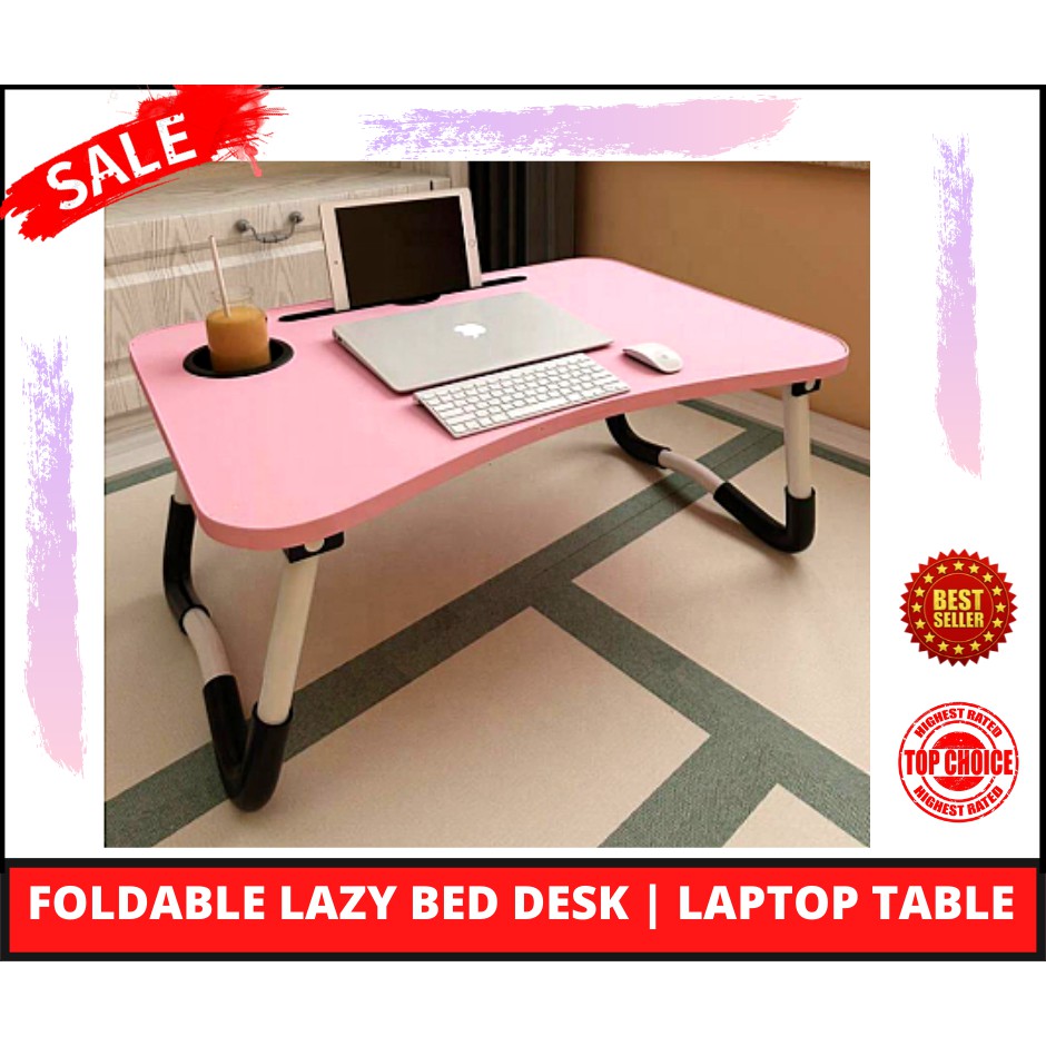 Foldable Lazy Bed Desk/Portable mainstays Laptop Wooden Laptop Table