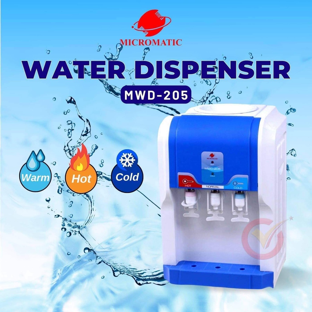 Micromatic Water Dispenser Table ( MWD 205) Hot Cold and Normal