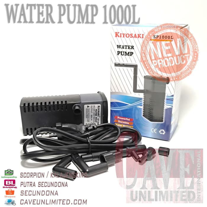 Water Pump Kiyosaki Aquarium Aquascape Fish Water Pump Celup Sp 1000 L Shopee Philippines