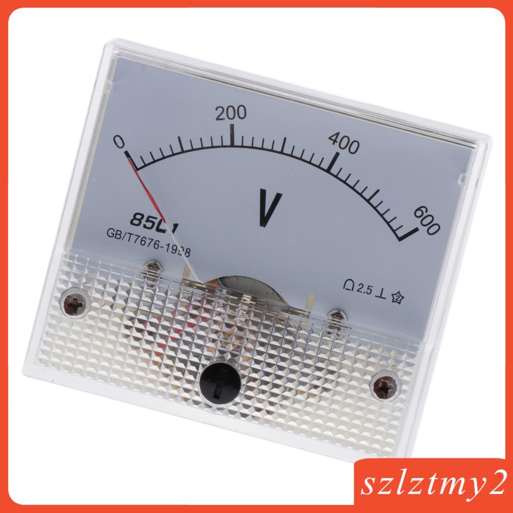 Heyiarbeit AC 0-50V Analog Panel Voltage Gauge 85L1 Volt Meter for Voltage Measurement Devices 1Pcs 