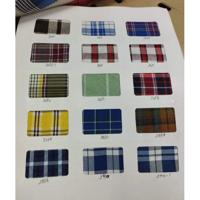 SCHOOL UNIFORM FABRICS SOLD PER YARDS Shopee Philippines