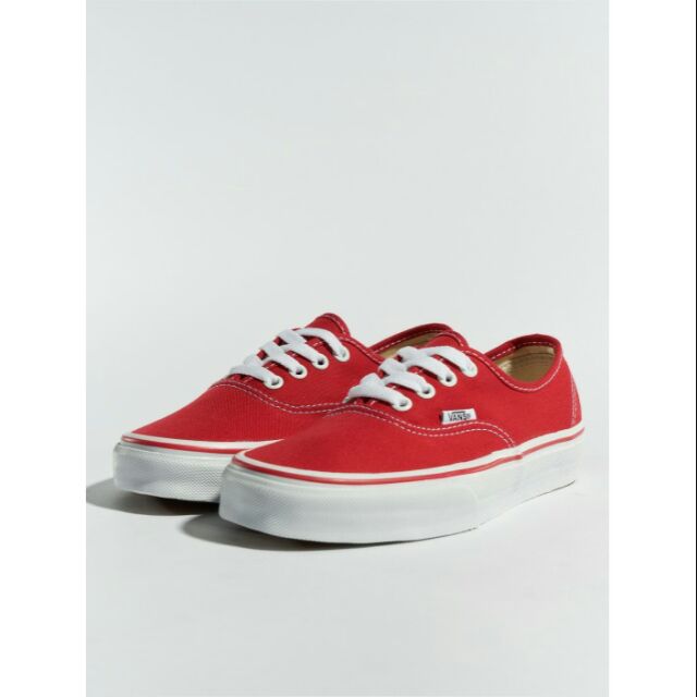 vans red and white