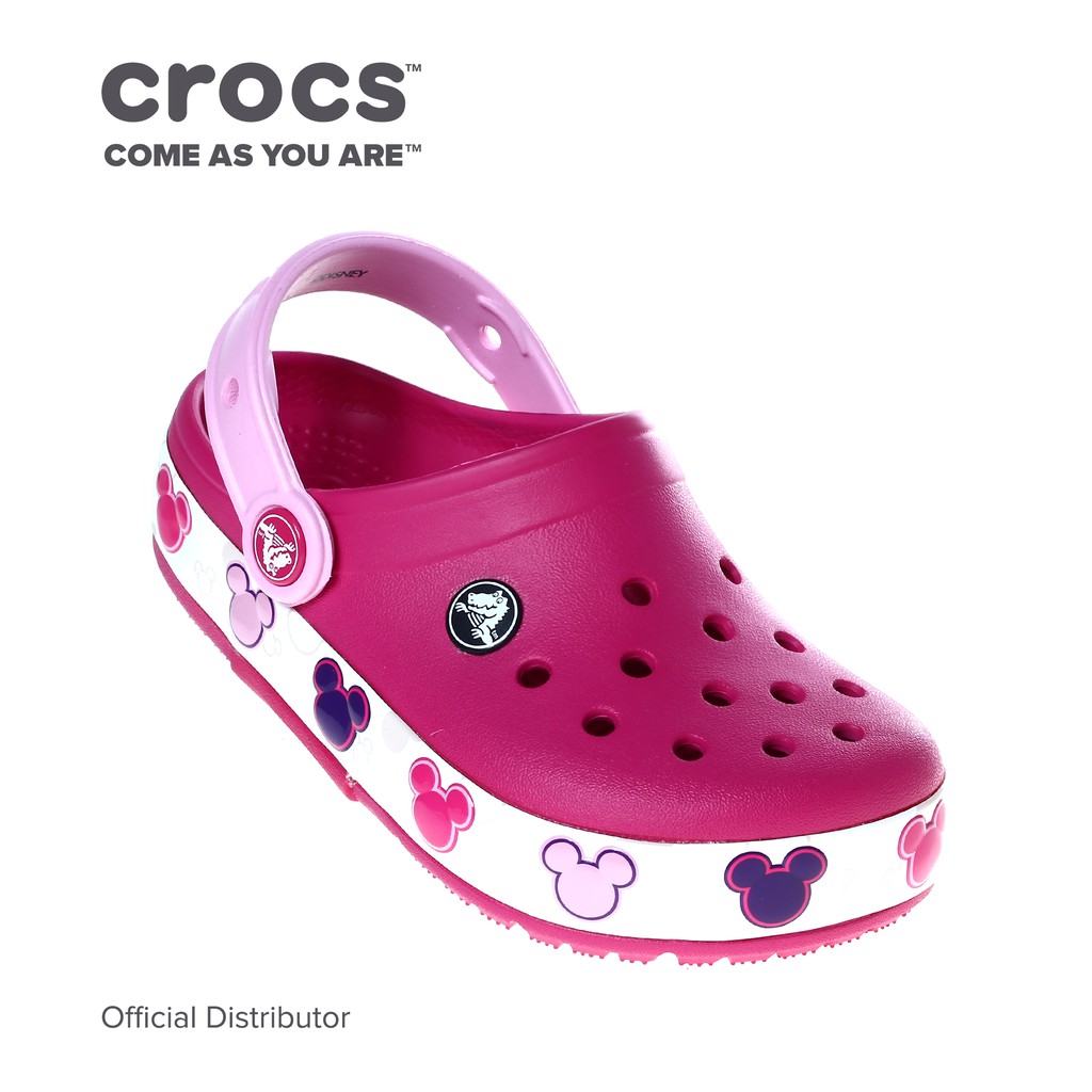 light pink crocs kids