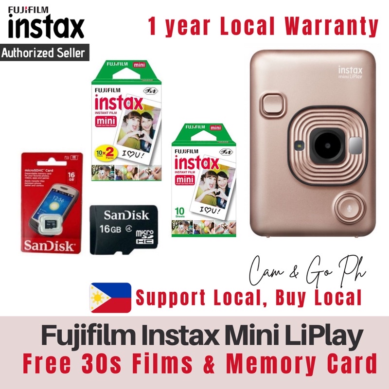 Fujifilm Instax Mini LiPlay with PH warranty