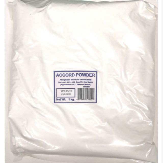 High grade Accord powder phosphate blend for ground meat 1 kilo pack