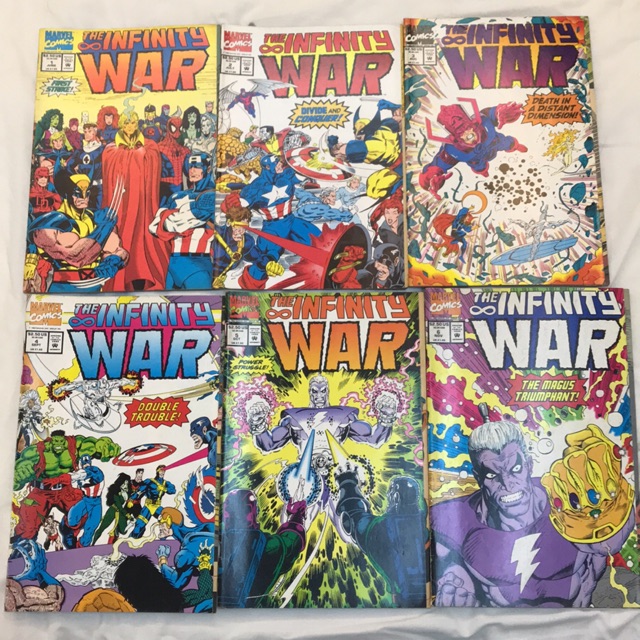 The Infinity War 1 2 3 4 5 6 Marvel Story Arc First Pr Shopee Philippines