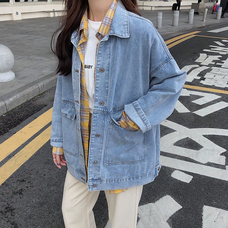 denim jacket shopee