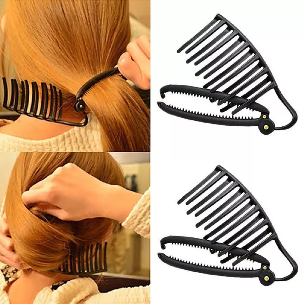French Twist Hair Comb Clip Maker/Women DIY Fast Hair Styling Volume Boost Hair  Accessories Tools Ponytail Holding | Shopee Philippines