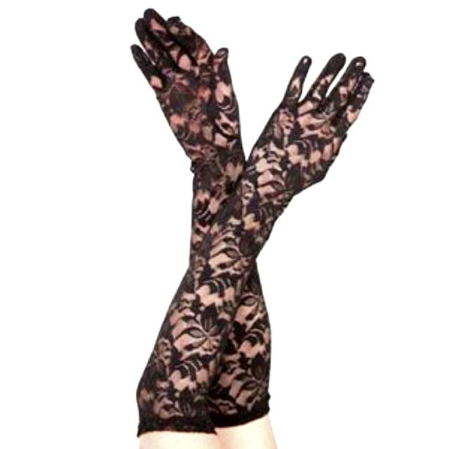 where can i buy black lace gloves