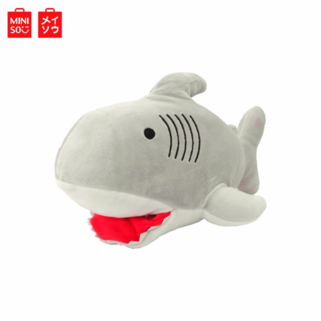 miniso shark plush